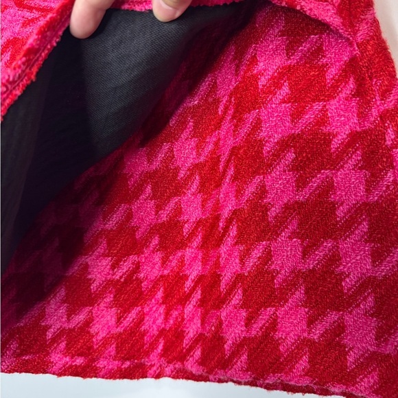 💎 River Island Tweed Mini Skirt Pink - Picture 9 of 13